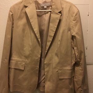 Beige New York and Company suit jacket